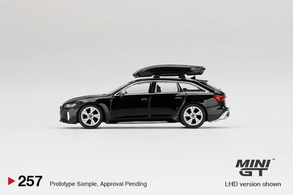 #257 - Audi RS 6 Avant Mythos with Roof Box (Black Metallic)