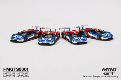 Ford GT LMGTE PRO 2016 24 Hrs of Le Mans Ford Chip Ganassi Team - 4 Cars Set