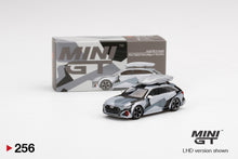 #256 - Audi RS 6 Avant Silver Digital with Roof Box (Camouflage)