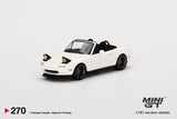 #270 - Mazda Miata MX-5 (NA) Tuned Version Classic White Fred's Garage Special