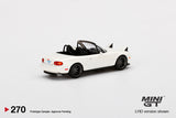 #270 - Mazda Miata MX-5 (NA) Tuned Version Classic White Fred's Garage Special