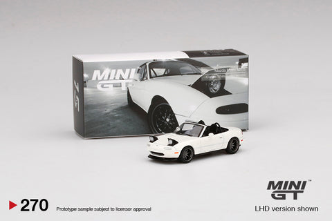 #270 - Mazda Miata MX-5 (NA) Tuned Version Classic White Fred's Garage Special