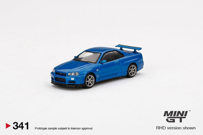 #341 - Nissan Skyline GT-R (R34) V-Spec II (Bayside Blue)