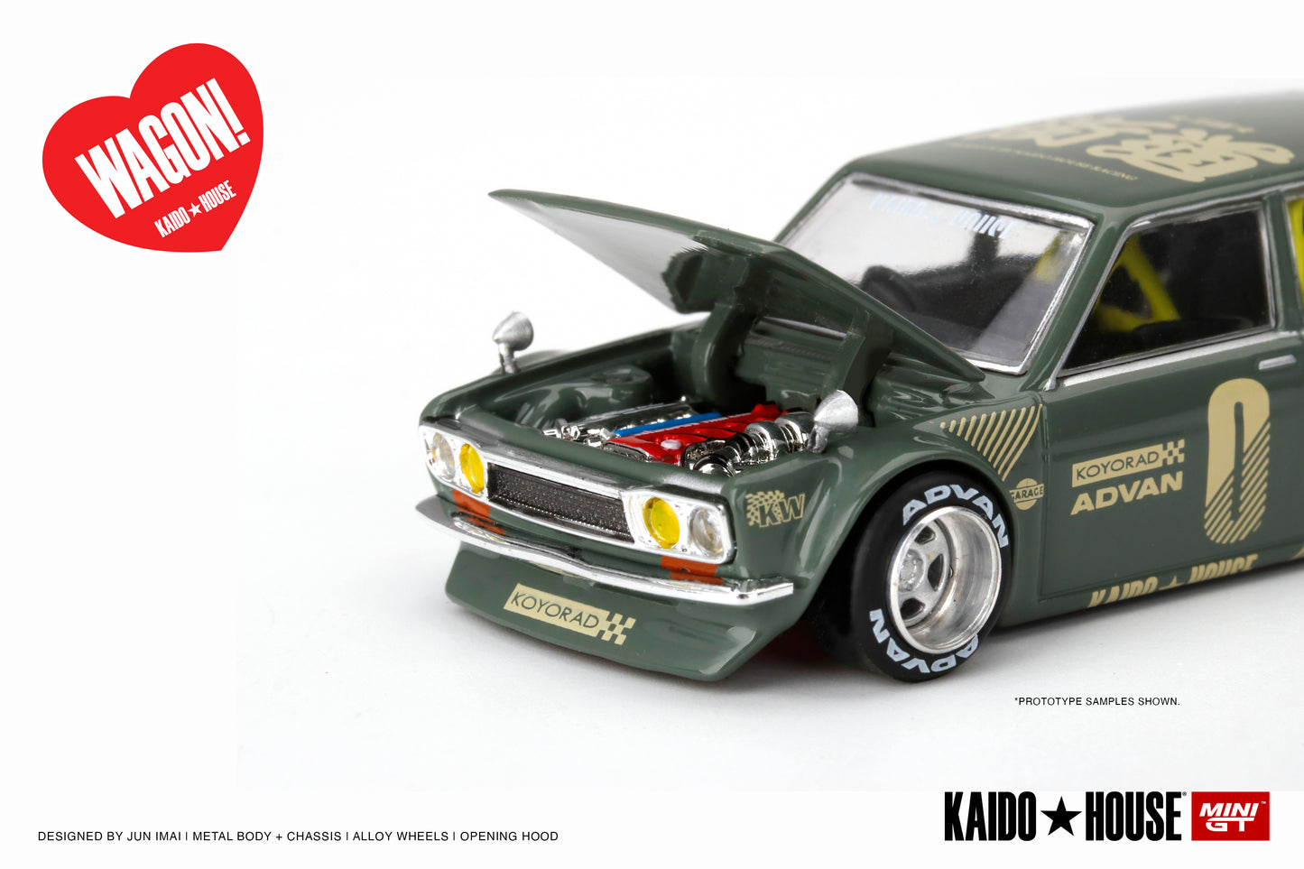 #010 - Datsun KAIDO 510 Wagon (Green)