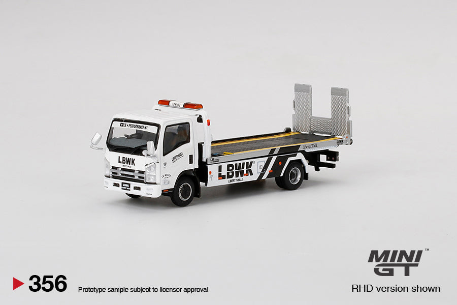 #356 - Isuzu N-Series Vehicle Transporter LBWK (White)