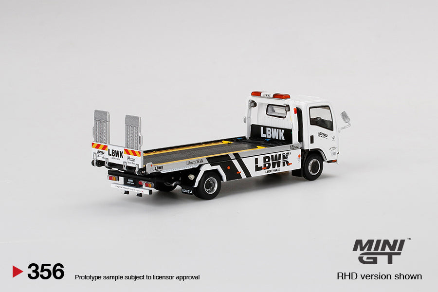 #356 - Isuzu N-Series Vehicle Transporter LBWK (White)