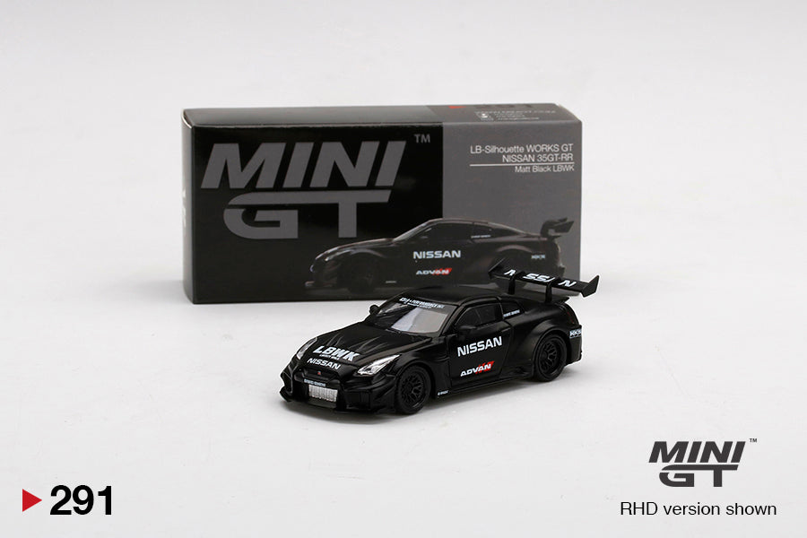 #291 - LB-Silhouette WORKS GT NISSAN 35GT-RR Ver.2 (Matt Black)