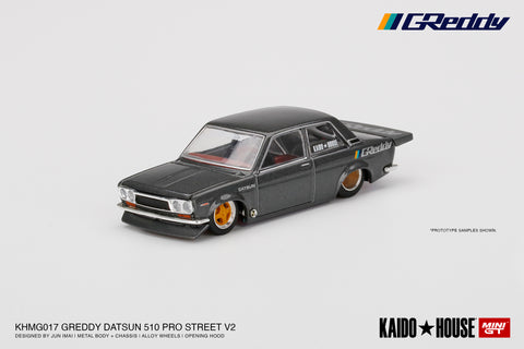 #017 - Datsun 510 Pro Street GREDDY (Gun Metal Grey) KAIDO★HOUSE