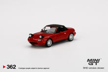 #362 - Eunos Roadster with soft top and headlights up (Classic Red)
