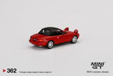 #362 - Eunos Roadster with soft top and headlights up (Classic Red)