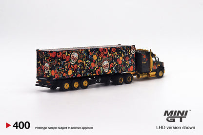 #400 - Western Star 49X "Dia De Los Muertos" with 40 Ft Container