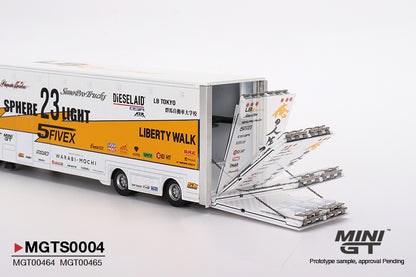Mercedes-Benz Actros with Racing Transporter "LB Racing"