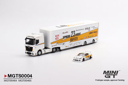Mercedes-Benz Actros with Racing Transporter "LB Racing"