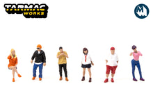 1:64 American Diorama / Tarmac Works - Car Meet 1 Figures Set (T64F-003-OR)
