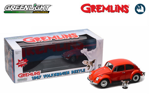 1:18 - Gremlins / 1967 Volkswagen Beetle with Gizmo Figure