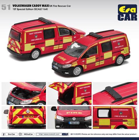 Volkswagen Caddy Maxi - UK Fire Rescue Car 1st Special Edition