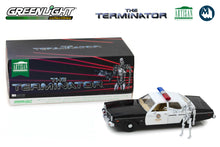 1:18 - The Terminator / 1977 Dodge Monaco Metropolitan Police with T-800 Endoskeleton Figure