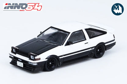 Toyota Sprinter Trueno AE86 with Extra Wheels White - Japan Special Edition