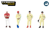 1:64 American Diorama / Tarmac Works - Race Drivers 1 Figures Set / BRE 1 (T64F-006-BRE1)