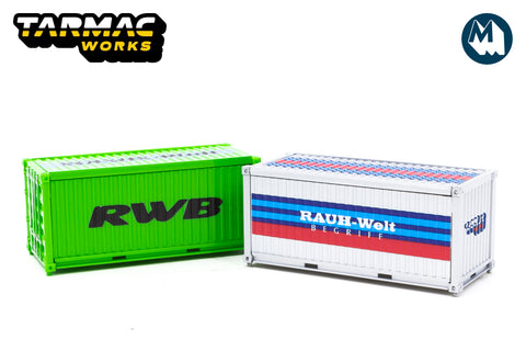 Tarmac Works - 1/64 Containers Set (RWB)