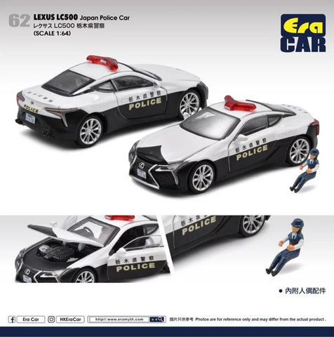 Lexus LC500 Japan Police Car with figure