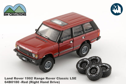 1992 Range Rover Classic LSE with an extra set of off road tyres (Red)