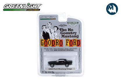 1968 Ford Mustang Coupe "He Country Special" - Bill Goodro Ford, Denver, Colorado (Stealth Black)