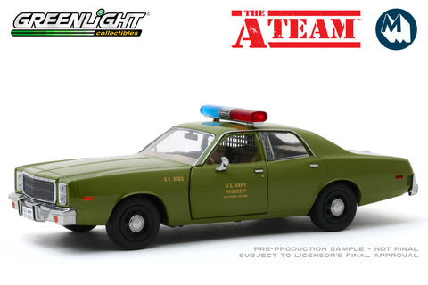1:24 - The A-Team / 1977 Plymouth Fury U.S. Army Police