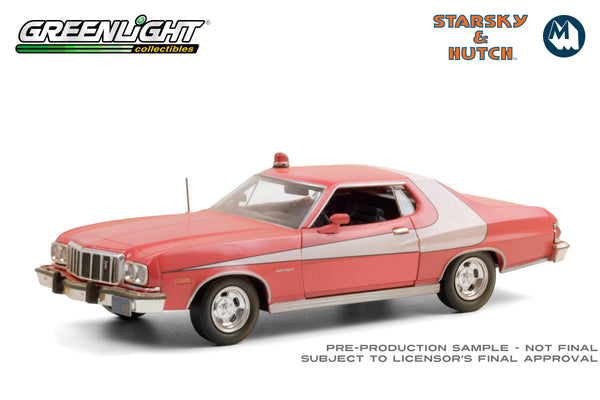 1 24 Starsky and Hutch 1976 Ford Gran Torino Weathered Version Modelmatic