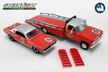 Parnelli Jones' #15 1967 Mercury Trans Am Cougar with Ford F-350 Ramp Truck