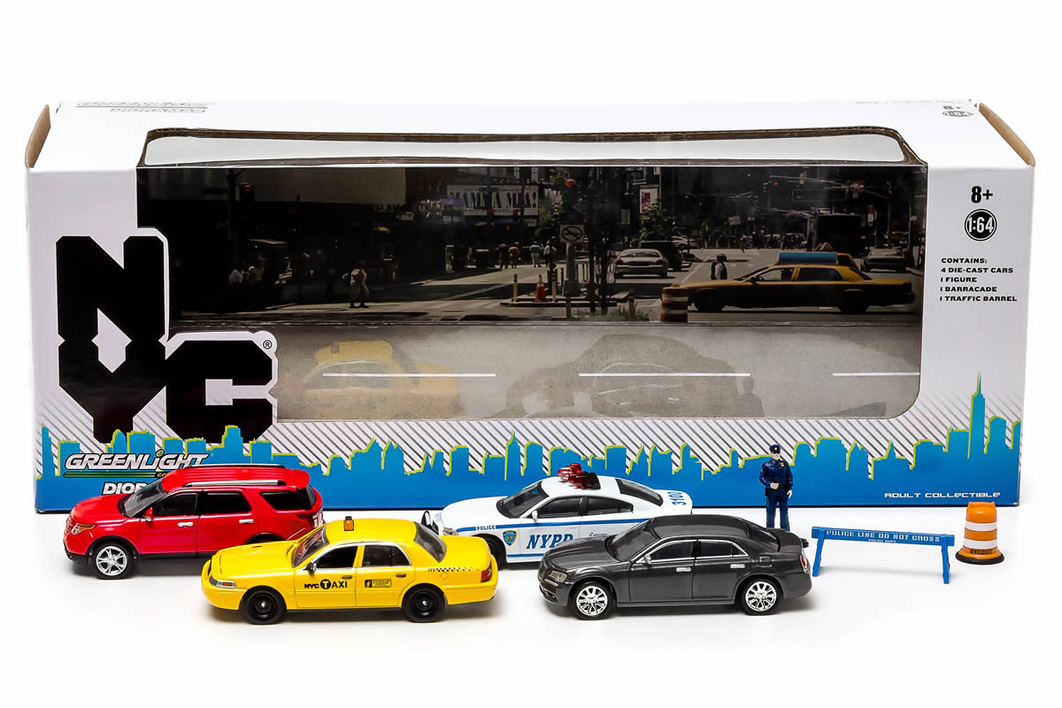 New York City Traffic Scene Diorama