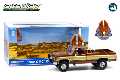 Greenlight 1/18 GMC K-2500 Sierra Grande Wideside 1984 Bleu Argenté GP Replicas 1 18 Greenlight 1/18 GMC K-2500 Sierra Grande Wideside 1984 Bleu Argenté GP Replicas 1 18