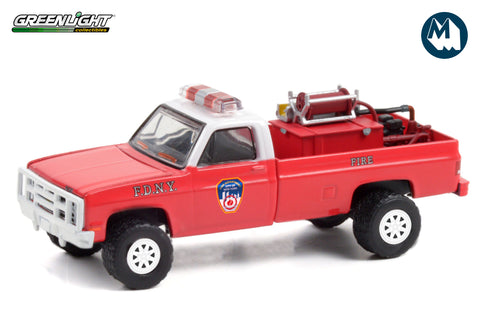 1986 Chevrolet M1008 4x4 - FDNY (The Official Fire Department City of New York) with Fire Equipment, Hose and Tank