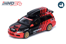 Mitsubishi Lancer Evolution IX Wagon with roof cargo box (Advan Livery)