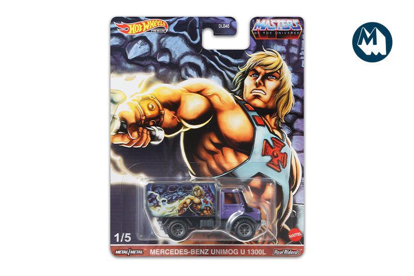 Hot Wheels Pop Culture 2021 Mix 1 Masters of the Universe / Mercedes-Benz Unimog U 1300L - He-Man