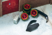 1:64 Rotiform HUR Chrome Red - Designed for RWB Models