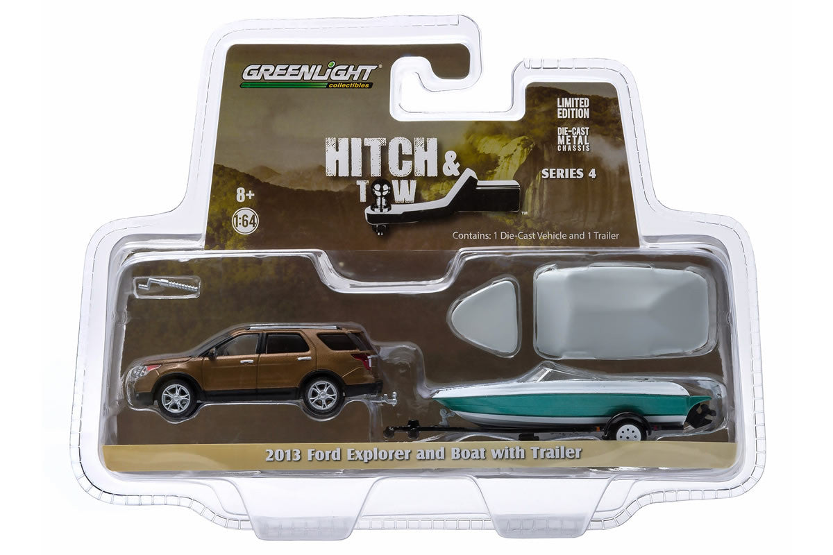 2013 Ford Explorer and Boat with Boat Trailer