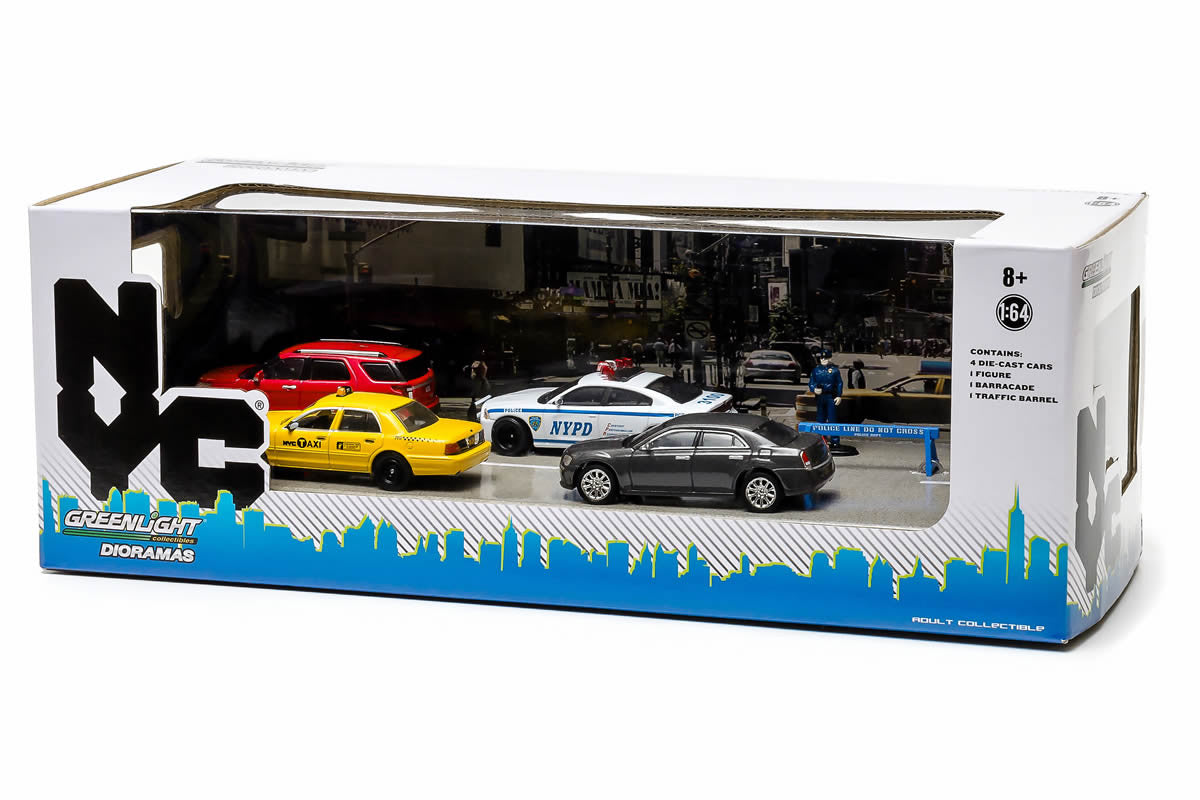 New York City Traffic Scene Diorama
