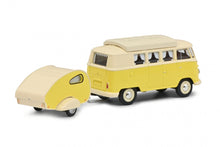 VW T1 Camper with teardrop caravan