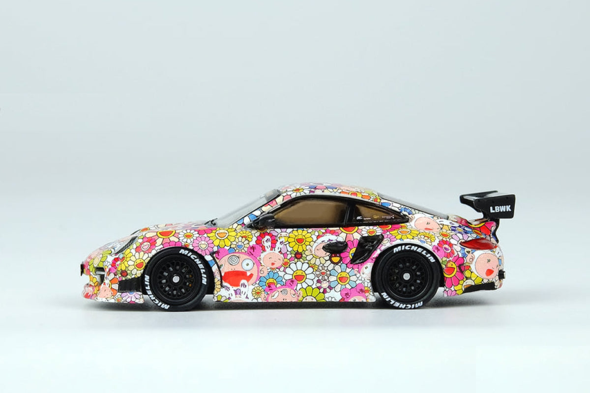 Porsche 911 997 LBWK Kaikai Kiki Takashi Murakami Sunflower with