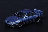 Nissan Silvia S13 (V1) "Pandem / Rocket Bunny" - 2-Tones Blue / Metallic Grey