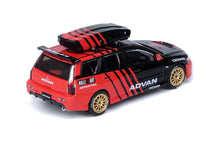 Mitsubishi Lancer Evolution IX Wagon with roof cargo box (Advan Livery)