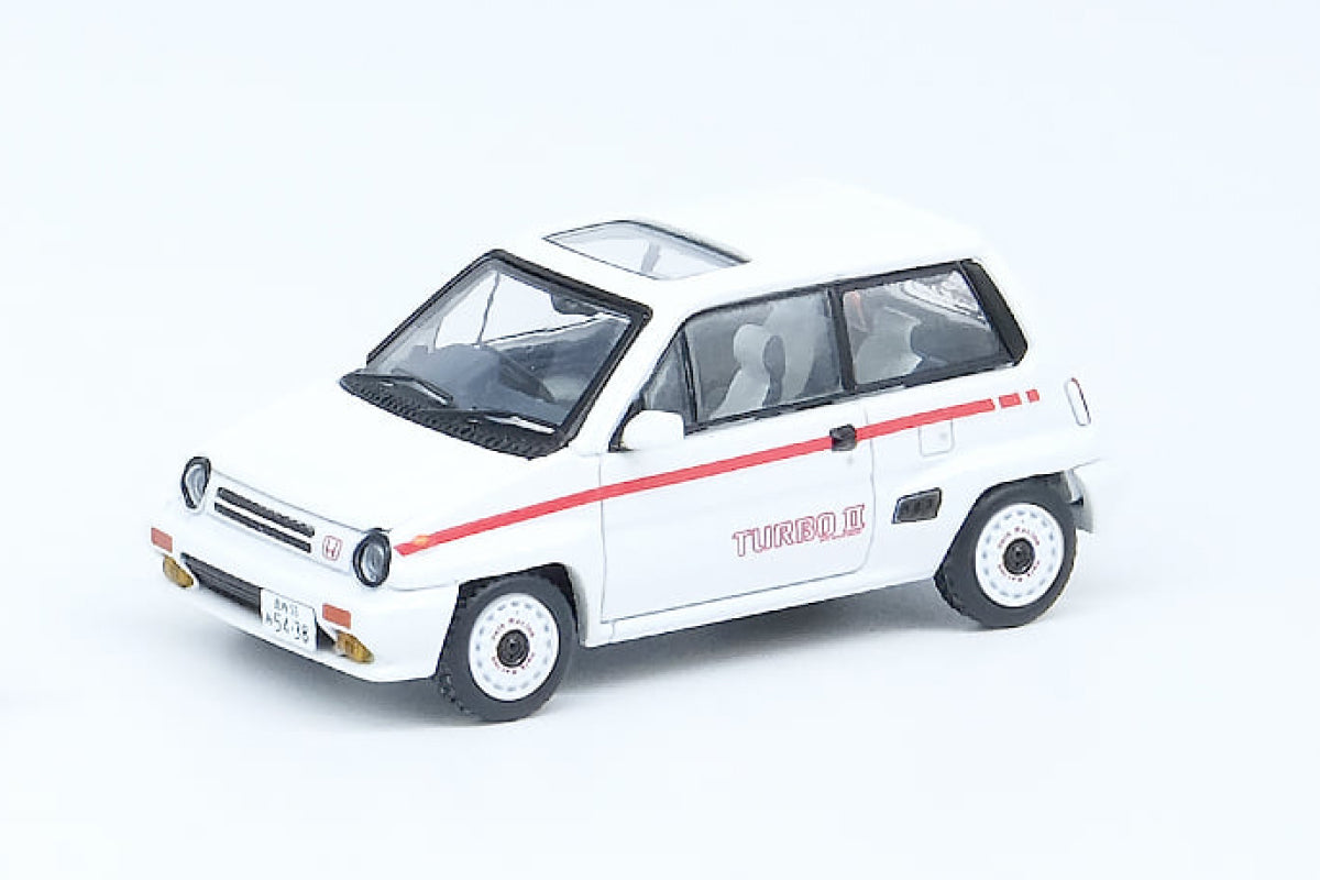 Honda City Turbo II - White "Mod Version" with Red Motorcompo