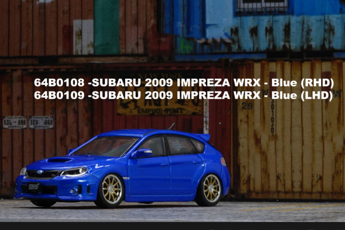 Subaru 2009 impreza WRX (Blue)
