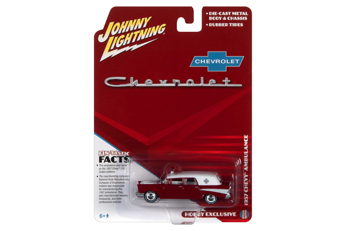 1957 Chevy Ambulance (Kosmos Red & White)
