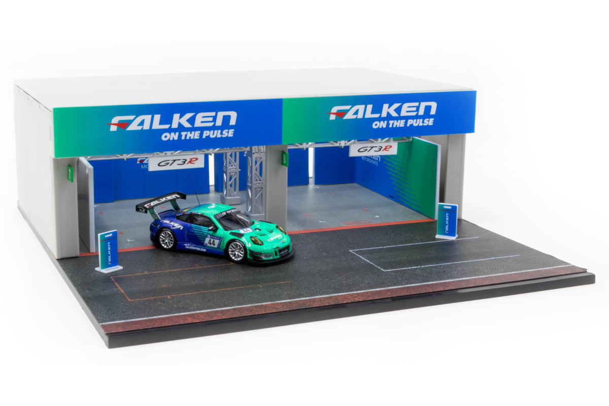 Tarmac Works - 1/64 Falken Pit Garage Diorama