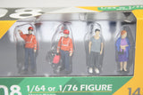 1:64 Tiny HK Figures - Ambulancemen, old woman and old man (FS08)