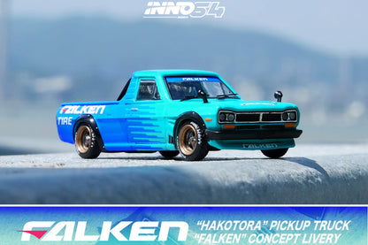 Nissan Sunny "Hakotora" Falken Tyres Pick Up Truck with extra wheels