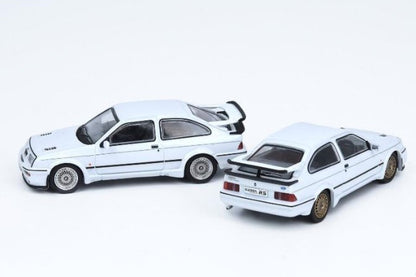 Ford Sierra RS500 Cosworth - 1986 (Diamond White) with extra wheels