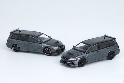 Mitsubishi Lancer Evolution IX Wagon Medium with extra wheels (Purplish Gray Mica)